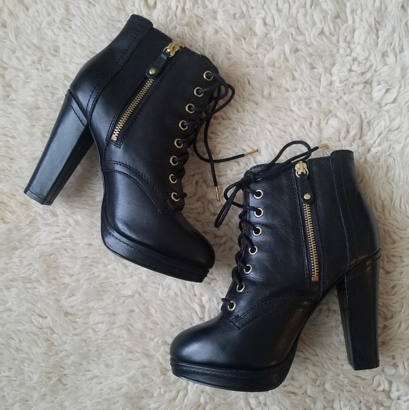 H&M Shoes - *SALE* NWOT H&M Black Leather Platform Boots